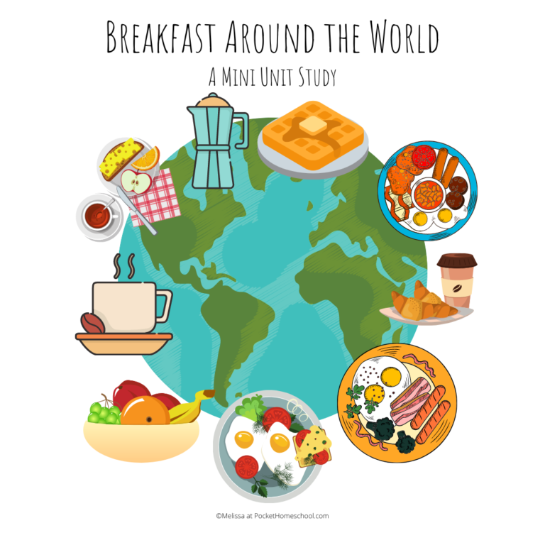 Breakfast Around the World Mini Unit Study Pocket Homeschool