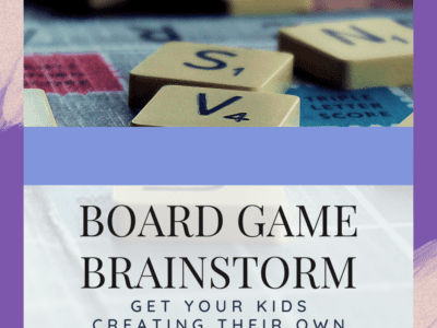 Board game brainstorm is here to get your kids creating their own board games.