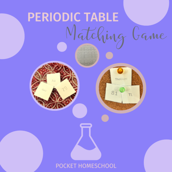 This Periodic Table Matching Game features three cards for every element - an ideal way to help your kids learn more about the periodic table.